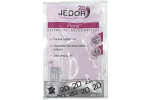 OREA DIFFUSION dosette 2D détergent nettoyant désodorisant - Jédor - Parfum Floral (100 dosettes)