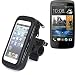 Produktbild Für HTC Desire 500 Fahrrad Halterung Handy Halterung Lenkstange Fahrrad Halter Motorrad Bike mount Smartphone Halter für HTC Desire 500 Wasserabweisend, regensicher, spritzwasserdicht - K-S-Trade(TM)