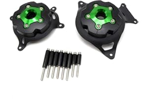MZ-STORE Motorrad Links Rechts Motor Stator Schutzhülle für Z800 2013 2014 2015 2016 Z750 2008-2016 (Grün)