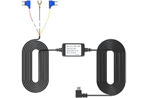 Kit de câblage pour caméra embarquée Zhiroad CD311, câble de Chargeur de Voiture 12 V-24 V à 5 V, Surveillance du stationnement 24 h/24 avec Protection Basse Tension