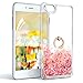 Price comparison product image OKZone iPhone 6S Case,iPhone 6 Case + HD Screen Protector, Sparkle Shiny Glitter Flowing Liquid Floating Clear Cover Case for Apple iPhone 6S/iPhone 6 4.7 Inch (Rose Gold)