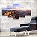 Produktbild Canyon Valley Fotodruck auf Leinwand Moderne Wandkunst Landschaft Sonnenaufgang Bild Gemälde Dekor Druck auf Leinwand (kein Rahmen / 30x40x2 30x60x2 30x80cmx1)