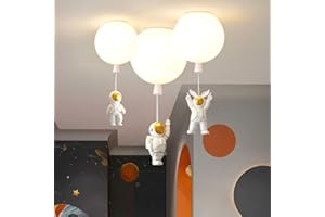 GUANSHAN Kreative Astronaut Ballon Kronleuchter Kinderähnliche Schlafzimmer Deckenleuchte Ballon Deckenleuchte Deckenleuchte Deckenleuchte Für Schlafzimmer, Kinderzimmer
