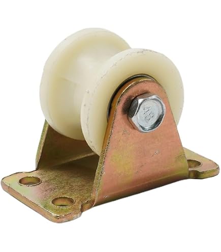 Produktbild von 4 Stück Nylon-Riemenscheiben 80 Mm Durchmesser – Gefrästes PA6G, Mit 43 Mm Nut & 12 Mm Lager, Präzisionsgefertigt, Selbstschmierend, Geräuscharm, Für Führungen & Schiebetüren