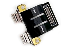 PARDARSEY Connettore jack di alimentazione CC in ingresso I/O USB-C Board Porta di ricarica compatibile con MacBook Pro 13" 15" 16" Modello A1989 A1990 A2141 A2159 A2251 A2289 A2338 metà 2018-2020