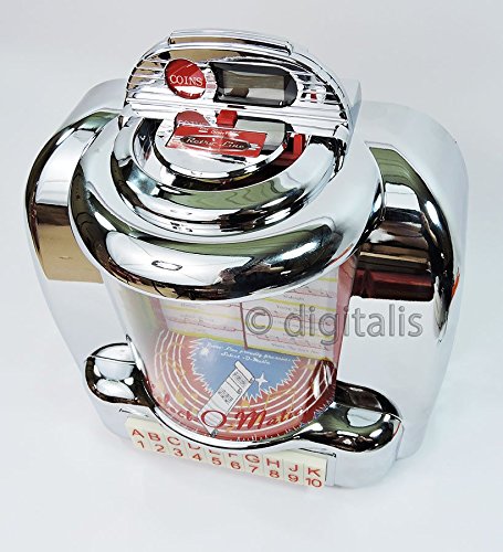 Steepletone Diner Retro 1950s American Style BT Bluetooth Compact Jukebox Wall Mountable or Table Top with FM Radio and… - Image 5