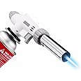ibforcty Metal Flame Gun Welding Gas Torch Lighter Heating Lgnition Butane Portable Camping Welding Gas Torch for Pastries Desserts Blazing Soldering Camping Jewelry