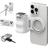 TELESIN Fun Shot Manyetik Telefon Kamera Kavrama iPhone ve Android i&ccedil;in &Ccedil;ıkarılabilir Kablosuz Deklanş&ouml;r Uzaktan Kumanda, 1/4