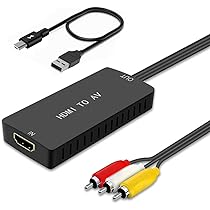 Convertitore HDMI A S-video/RCA - 1080P, Per TV Vecchie, PS3, PS4, TV Stick