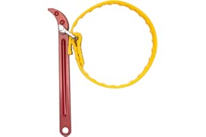 Sgehai 1 Pezzi chiave a nastro,8 pollici chiave a cinghia in gomma,chiave per filtro acqua,chiave per filtro olio,chiave inglese per l'apertura di filtri e tubi