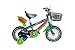Produktbild Kinderfahrrad 12 Zoll Kinder Fahrrad Spielrad blau grün STEM-Bike Kinderrad