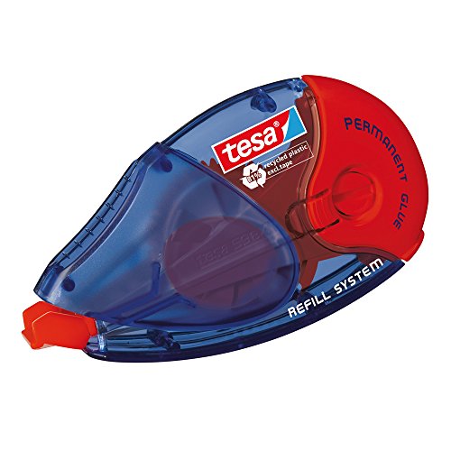 Tesa 59100-00005-06 - Roller adhesivo permanente recargable con punta flexible  14 m x 8 4 mm 