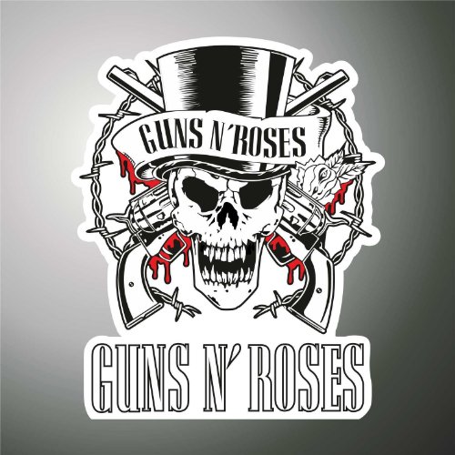 Aufkleber - Sticker Guns 'n Roses hip hop rap jazz hard rock metal pop funk sticker