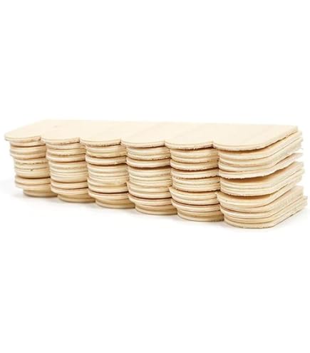 Abaodam Lot De 36 Tuiles En Bois Pour Toit De Maison De Poupée - Accessoires Miniatures 1:12 - Déco Et Modélisme