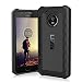 Produktbild Urban Armor Gear Outback Schutzhülle Nach US-Militärstandard für Motorola (Lenovo) Moto G5 - Schwarz [Verstärkte Ecken | Sturzfest | Flexibel | Vergrößerte Tasten] - MOTOG5-O-BK