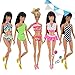 Produktbild Zantec 5pcs Seaside Beach Sexy Badeanzug Bikini Set für 29cm Prinzessin Barbie Puppen