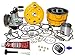 Produktbild Unbranded 70 Sport Zylinder Dichtung VERGASER KIT Set für Fantic Supermoto 50 AM6 GELB Zylinderkit