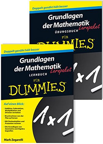 Preisvergleich Produktbild Lernpaket Grundlagen der Mathematik für Dummies (2 Bücher)