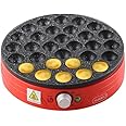 HIZOSUN Cake Pop Maker/ Pancake Maker/Paniyaram Maker Japanese Tokoyaki with 30 Takoyaki Holes