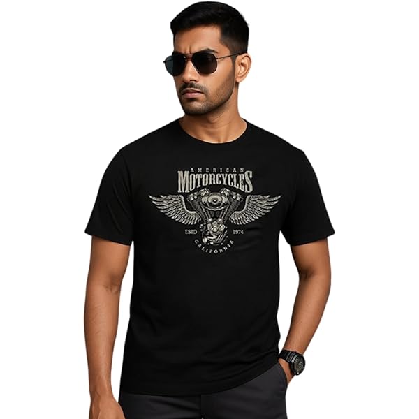 Buy Harley-Davidson Men's Orange Bar & Shield Black T-Shirt