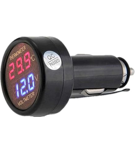 Voltmetro Digitale Mini Mini Voltmetro Digitale Da 0,28 Pollici – Misuratore Di Tensione DC 2.5-30V Per Auto, Moto, Solar Voltmetro Protezione Inversione Polarità