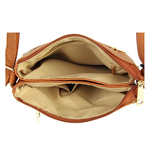 Sale Sale New Handbags Womens Medium Trendy Messenger Cross Body Shoulder Bag With Long Strap (Black)