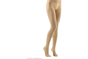 W WIDMANN MILANO Party Fashion - Medias purpurina, 40 DEN, doradas, Navidad, disfraces