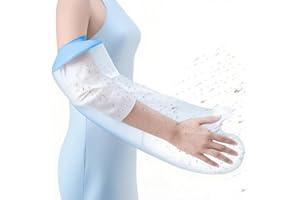 MLZTINGR Protezione impermeabile in gesso per braccio e mano: protezione doccia per adulti, protezione bendaggio per intonaco e gesso