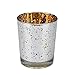 Produktbild HUYURI – Kerzenhalter, modern, Schlichter Glaskerzenhalter, galvanisiert, Kerze in Tasse, Bar, Restaurant, Requisite Fein Gold