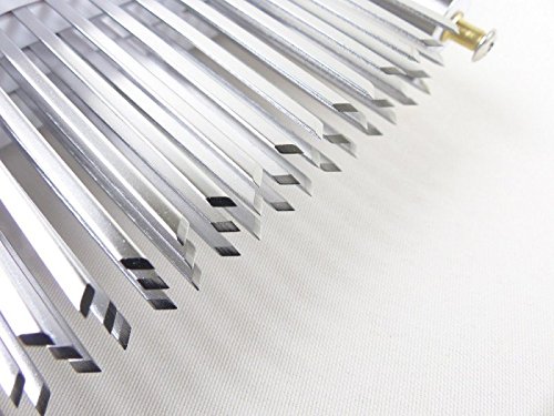 Fuxus® Steaker Fleischzartmacher Fleischhammer Fleischklopfer Fleischstecher grillen marinieren 48 scharfe Edelstahl Klingen, farbe:schwarz - 3