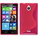 Produktbild PhoneNatic Case für Nokia X2 Hülle Silikon pink S-Style Cover X2 Tasche + 2 Schutzfolien