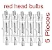 Produktbild Redhead Glühlampe / Halogen Tungsten Kontinuierliche Glühbirne Red Kopf für Foto-Studio-800W BULB 5 PC DXX