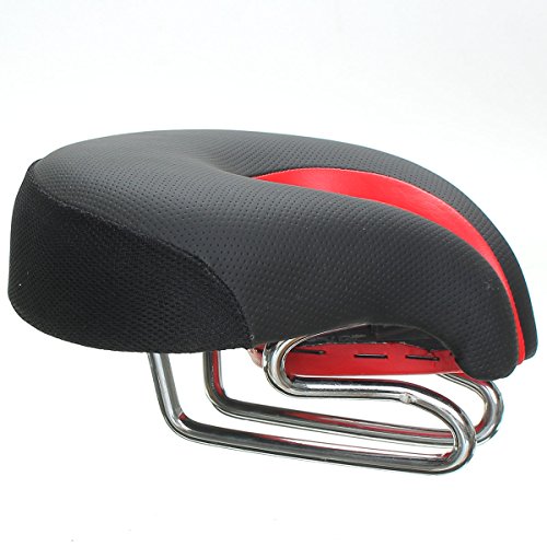 OUTERDO Neu Fahrradsattel Ohne Nase MTB Mountainbike Sattel Cityradsättel Innovatives Design Für Damen Und Herren 200x180mm - 4