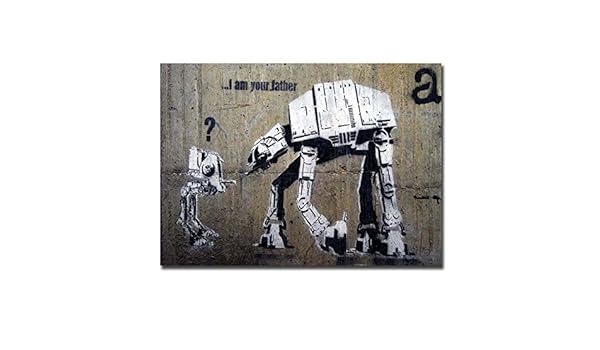 A4 Star Wars I Am Your Father A3 Poster Print Banksy Kunstplakate Zukova Antiquitaten Kunst