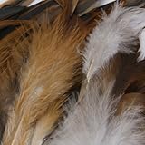 SODIAL(R) Natuerlich Dekoration Hahn Hahn Feder-Idee fuer Kostueme, Huete, Zuhause,Dekor,usw. - 