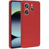 Zore Xiaomi ile uyumlu Redmi Note 14 4G Kılıf Zore Premier Silikon Kapak Kırmızı