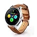 Produktbild careeach Herzfrequenz Monitor Smart Watch Bluetooth 4.0, Fitness Tracker Wasserdicht Sport Schrittzähler rund gebogen IPS Bildschirm Armbanduhr für iPone iPad Android Handy (schwarz)...