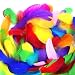 Produktbild Coceca 300 Stück Bunte Federn für DIY Basteln Hochzeit Party Dekoration
