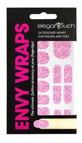 Elegant Touch Pink Noise Nail Envy Wraps