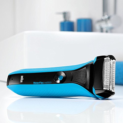 Braun WaterFlex Elektrischer Rasierer WF2s, blau - 2