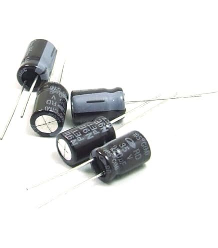 Composants électroniques Tht Condensateurs électrolytiques 1000uF 35V - Lot De 5 Pièces - 12,5x20mm Condensateur 40uf