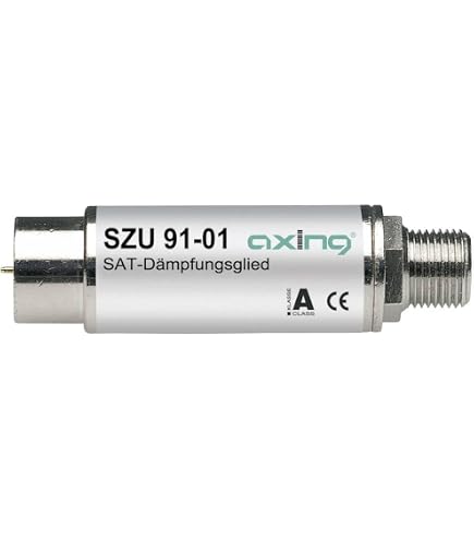 Produktbild von BNC-Festdämpfungsglied 2W 3dB Stecker/Buchse, 50 Ω, DC–3 GHz, Edelstahl – Präzise Signalsteuerung Für HF-Tests & Kommunikation