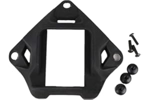 haoYK Base para accesorio de casco táctico de airsoft, paintball, montura metálica para visión nocturna, base para casco FAST, ACH, MICH, IBH, negro