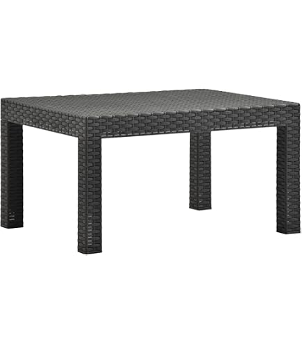 VidaXL Table De Jardin Plastique Blanc 126x76x72 Cm - Pour Terrasse, Jardin Ou Camping