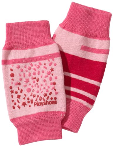Playshoes Unisex Baby Knee Pads for Crawling Babies Leg Warmers, Pink, One Size
