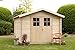 Produktbild Gerätehaus MONS aus Fichten-Holz | Gartenhaus inkl. Dachpappe | Geräteschuppen mit Satteldach (300 x 330cm)