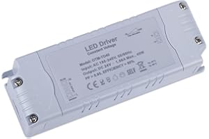 YAYZA! Transformateur 220v 24v LED Dimmable, Triac Pilote 40W IP44 1.66A LED Driver, Mini Alimentation LED de Tension constante, Convient pour écran LED et Ampoules LED G4, MR11 Adaptateur