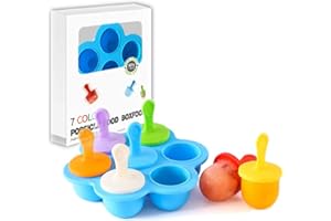 Mini forma do lodu, zestaw form do lizaków lodowych ZoneYan, małe formy do robienia lodów, silikon do robienia lodów, mrożone formy do pudru, forma do lodów lizaków, bez BPA, formy do lodów dla dzieci