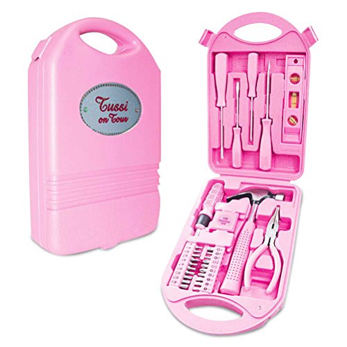 Preisvergleich Produktbild Werkzeugkoffer Tussi on Tour Tussiwerkzeugkoffer Tussiwerkzeug 28-teilig - 29 cm