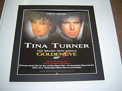 Tina Turner James Bond Golden Eye Poster In A Mount Ready To Frame Buy Online In China At China Desertcart Com Productid 54377342